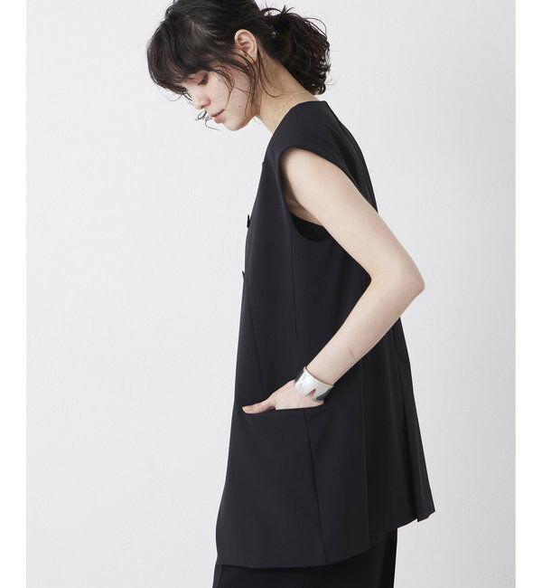 THE PAUSE「【THE PAUSE】ダブルクロスジレ」|ベスト・ジレ|