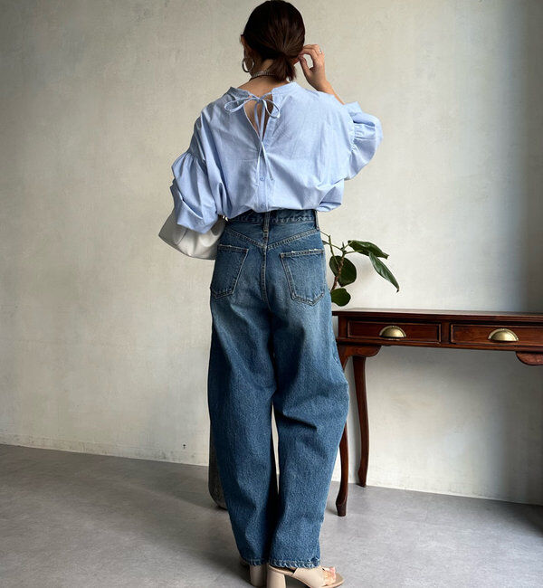  「【ベストセラーアイテム】カーブデニム」|デニム|