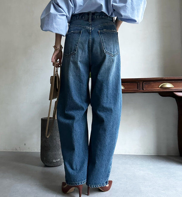  「【ベストセラーアイテム】カーブデニム」|デニム|