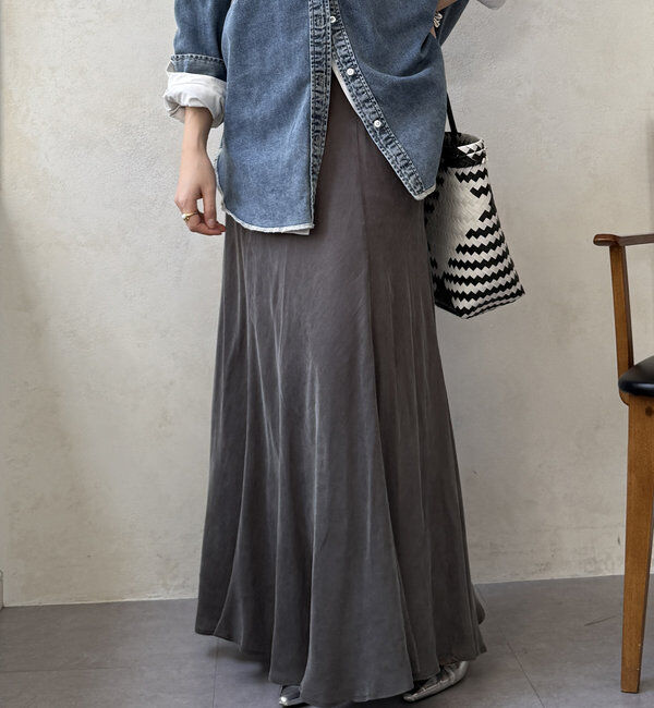  「キュプラフレアスカート」|スカート|