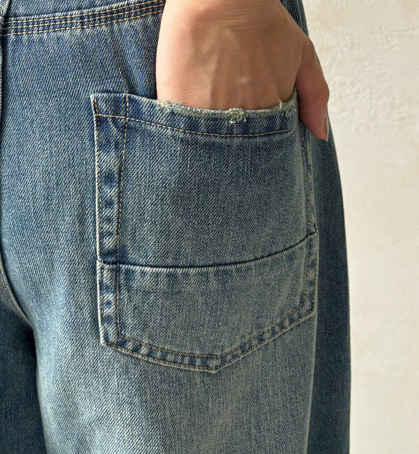  「【新色追加】ストレッチワイドフレアデニム」|デニム|