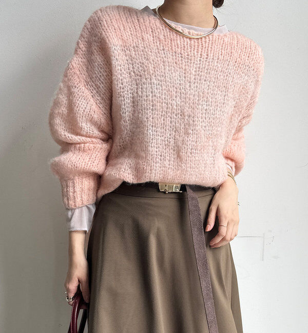  「【新色追加】モヘヤメッシュプルオーバー」|ニット・セーター|