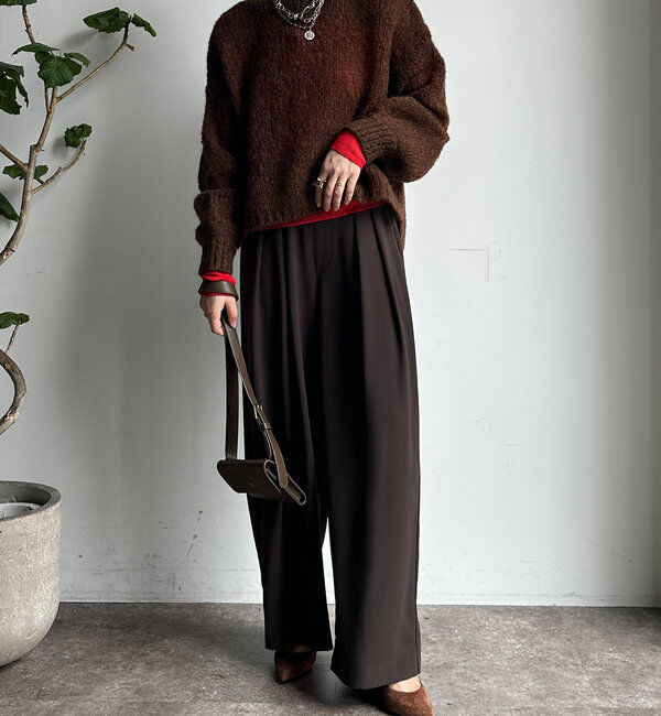  「【新色追加】モヘヤメッシュプルオーバー」|ニット・セーター|