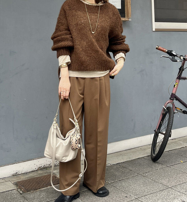  「【新色追加】モヘヤメッシュプルオーバー」|ニット・セーター|