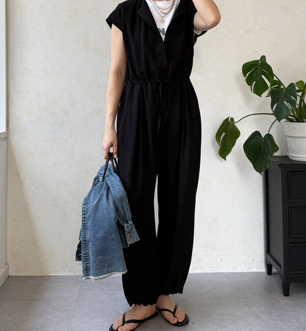  「フレンチスリーブオールインワン」|ワンピース|