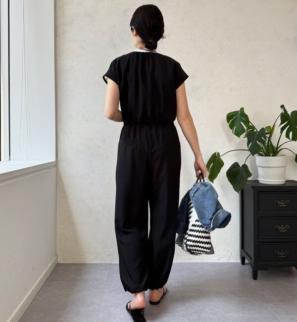  「フレンチスリーブオールインワン」|ワンピース|