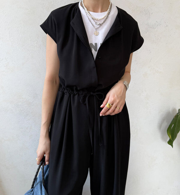  「フレンチスリーブオールインワン」|ワンピース|