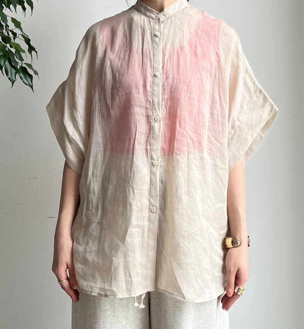  「シアーリネンシャツ」|シャツ・ブラウス|