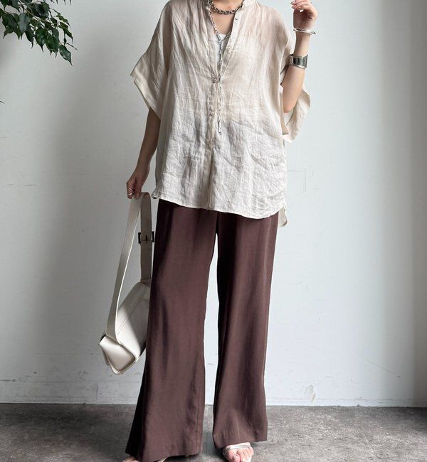  「シアーリネンシャツ」|シャツ・ブラウス|