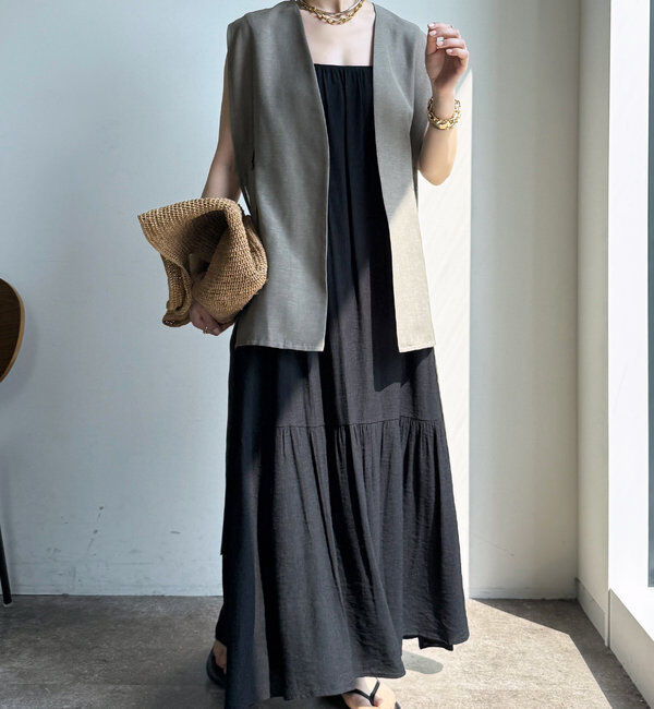  「ハーフジップスウェット＋ワンピースセット」|スーツ|