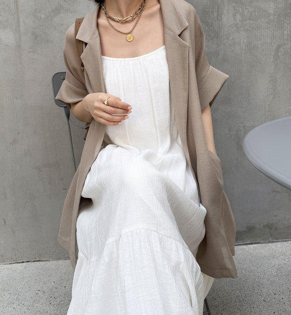  「ハーフジップスウェット＋ワンピースセット」|スーツ|