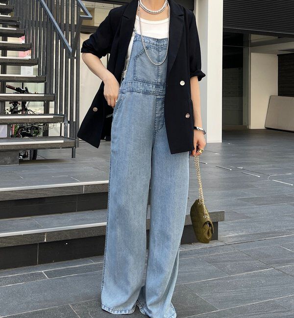  「【ウォッシャブル】5分袖シアーダブルジャケット」|テーラードジャケット|