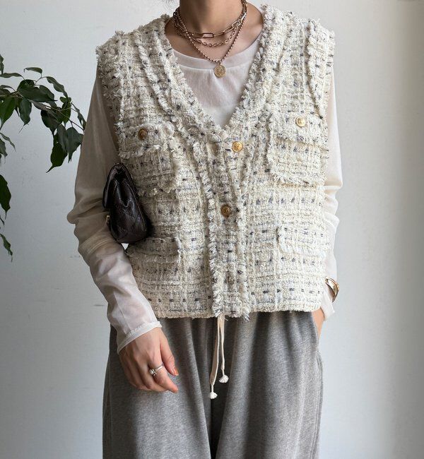  「ツイードベスト」|ベスト・ジレ|