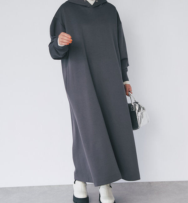  「《もちっとした弾力が魅力》ダンボールフーディワンピース」|その他|