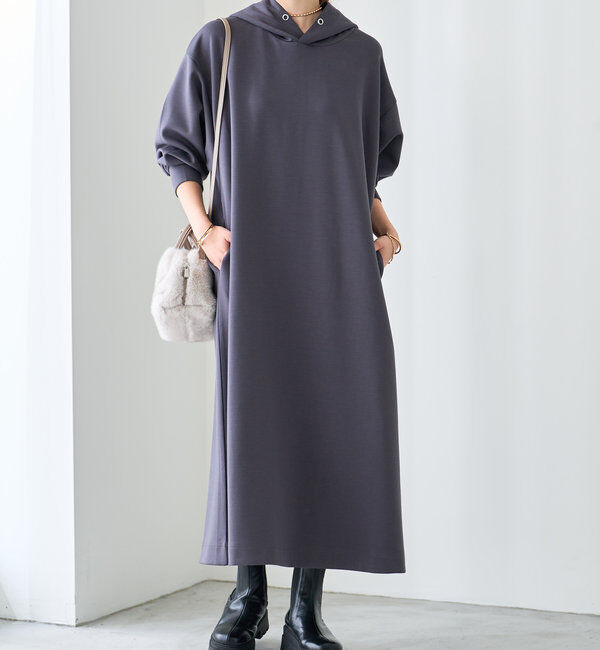  「《もちっとした弾力が魅力》ダンボールフーディワンピース」|その他|