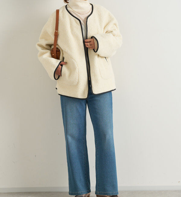  「チュールフロッキーハイネックカットソー」|Tシャツ・カットソー|