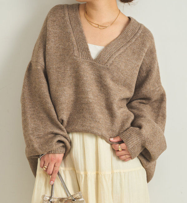  「エアリーカフタンニット」|ニット・セーター|
