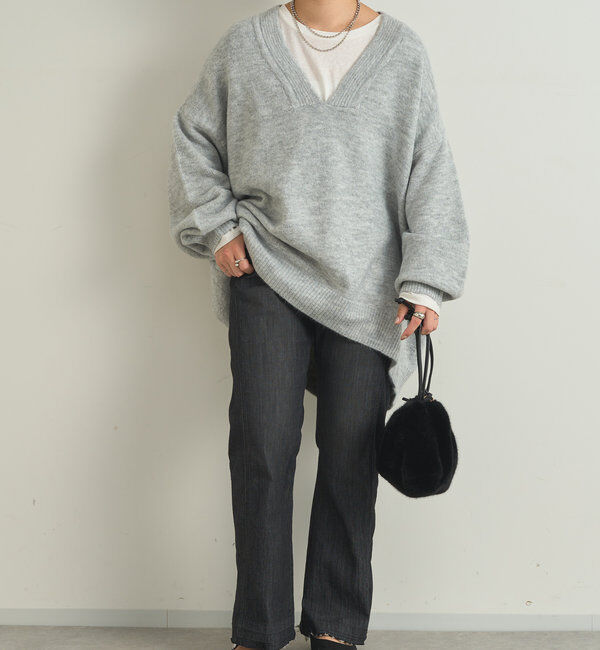  「エアリーカフタンニット」|ニット・セーター|