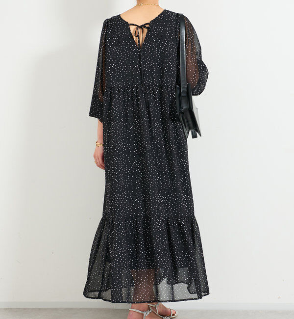  「前後2WAYドットシフォンワンピース」|その他|