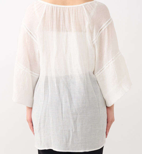  「タッセルフリルギャザーブラウス」|シャツ・ブラウス|