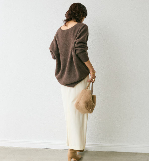  「【オンオフ着れる】ウォームギャザータイトスカート」|スカート|