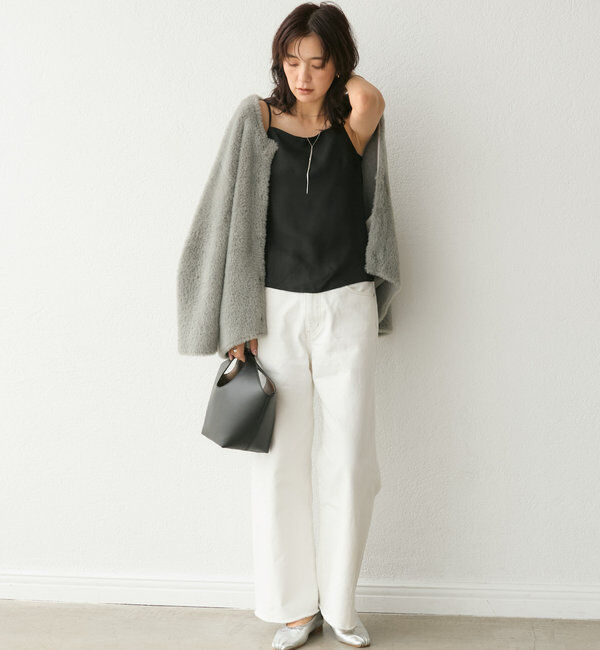  「【コーデの抜け感に】キュプラキャミソール」|キャミソール|