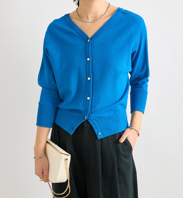  「【前後2WAY】ミニブークレードルマン2WAYニット」|ニット・セーター|ブルー