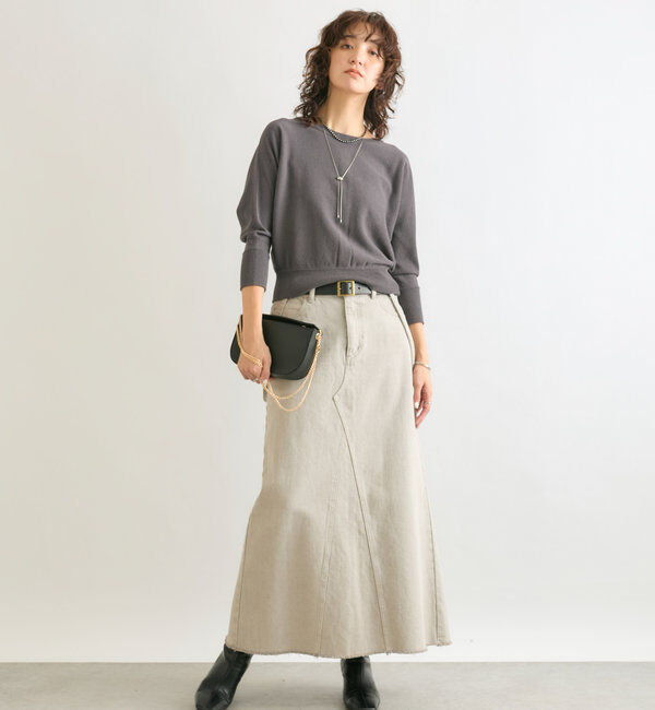  「【前後2WAY】ミニブークレードルマン2WAYニット」|ニット・セーター|