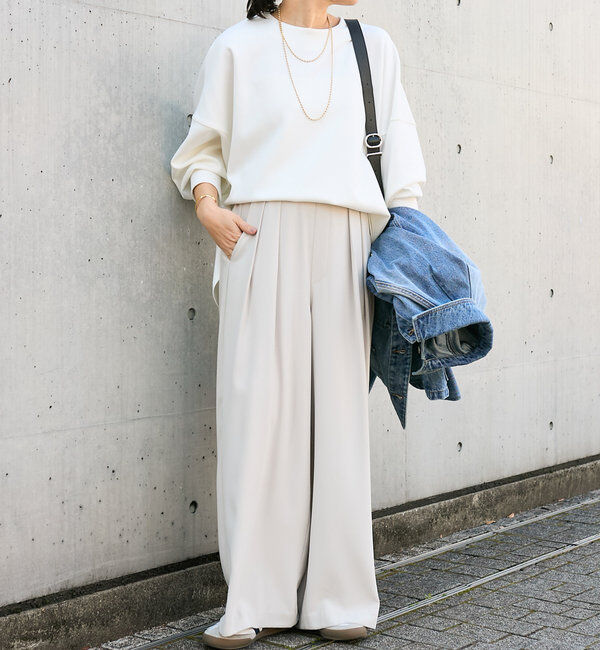  「【R.good（アールドットグッド）】オーバルボールロングネックレス」|リング|