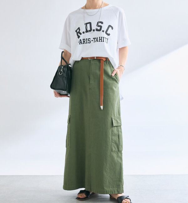  「【R.good（アールドットグッド）】オーバルボールロングネックレス」|リング|