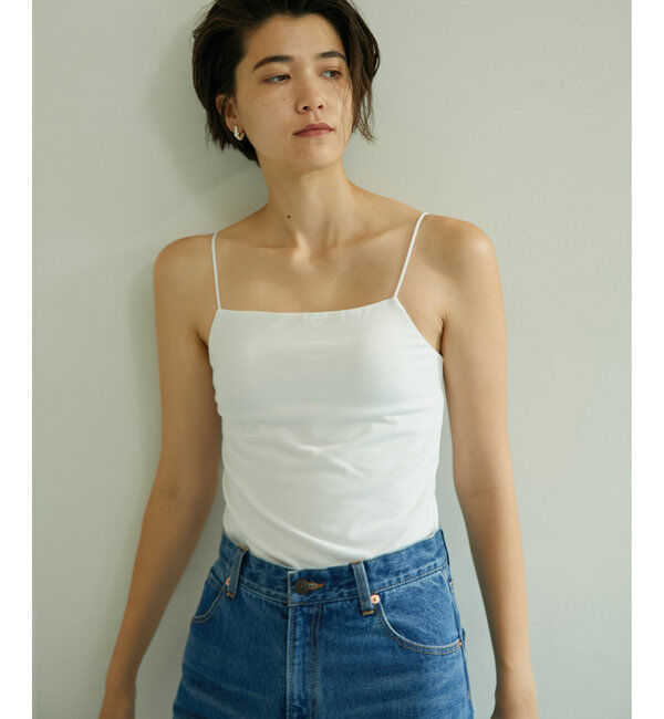 La nature linge「《3サイズ展開》【La nature linge】ベア天竺キャミソール」|インナー|