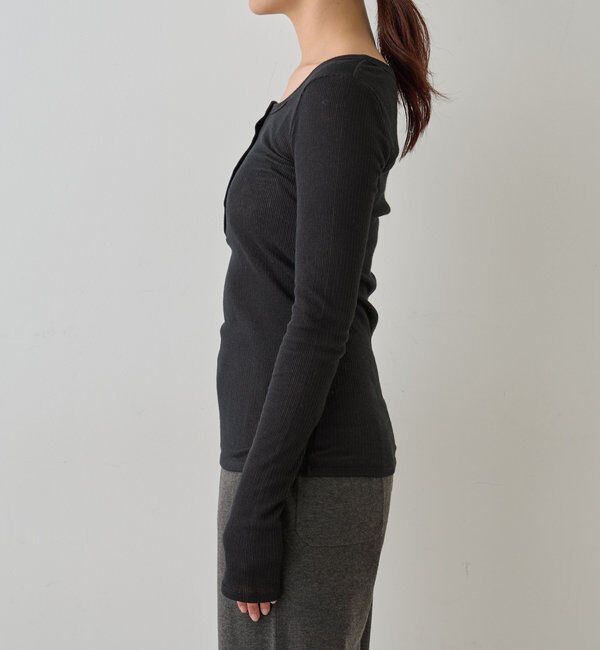  「ヘンリーネックロングスリーブTee」|Tシャツ・カットソー|