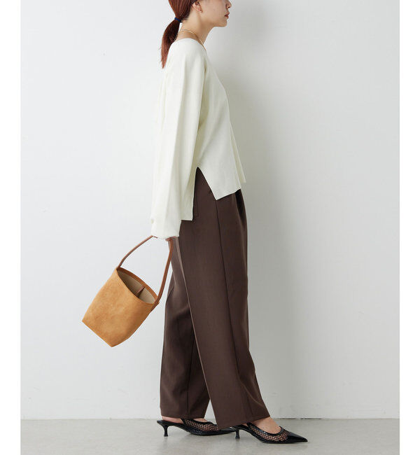  「総針Vネックニット」|ニット・セーター|