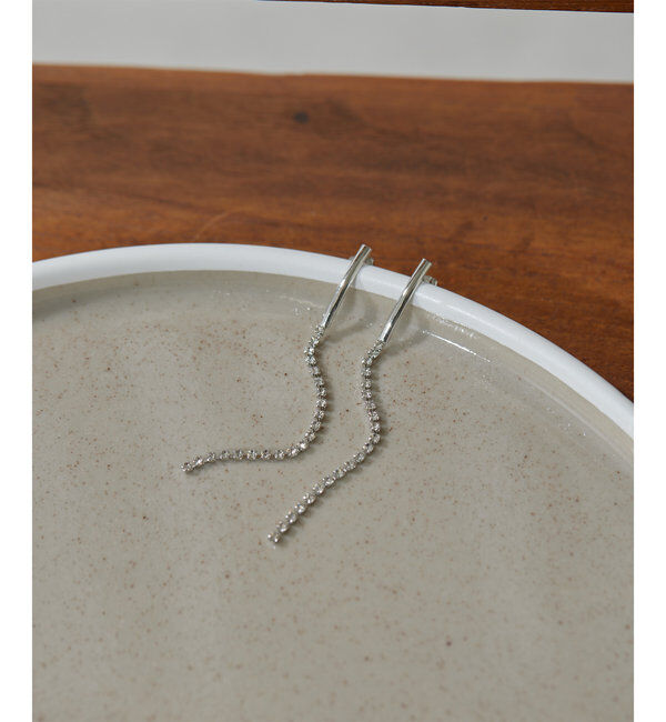  「クリスタルレーンピアス」|リング|シルバー