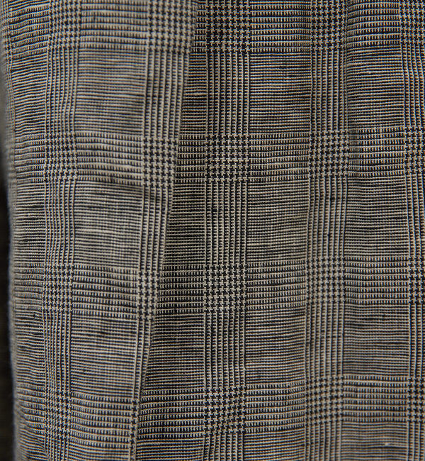  「【HERITANOVUM】チェックベルトパンツ」|チノ|