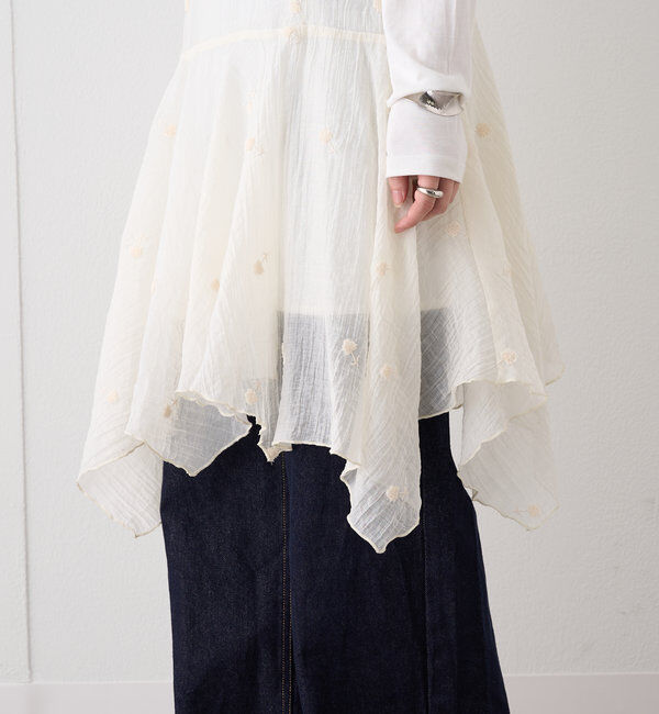  「刺繍キャミチュニック」|ワンピース|