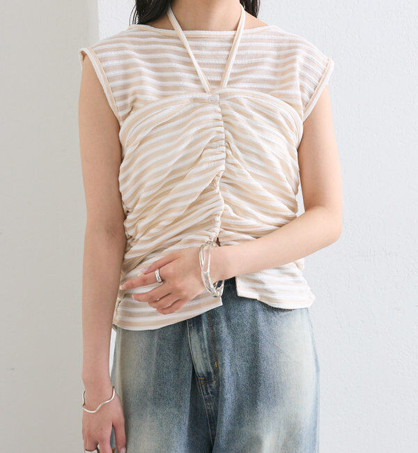  「ベアドッキングボーダータンク」|Tシャツ・カットソー|