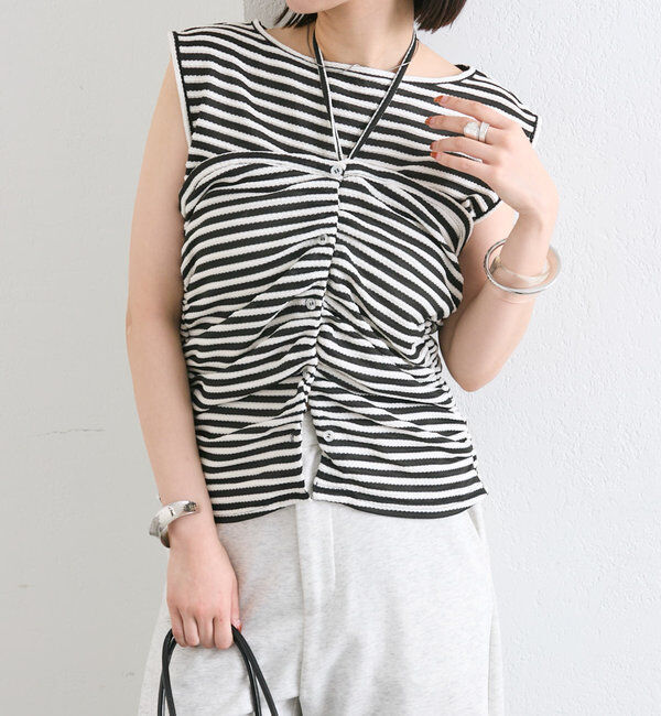  「ベアドッキングボーダータンク」|Tシャツ・カットソー|