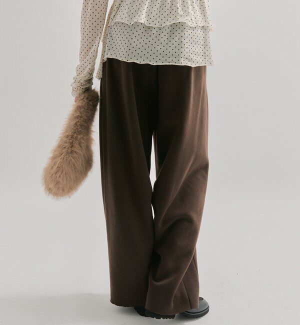  「【WEB限定/年間総売上1位！】裏起毛カーブスウェットパンツ」|チノ|