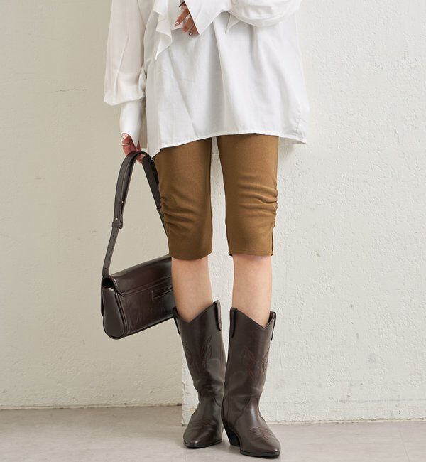  「裾ギャザーバイカーパンツ」|その他|