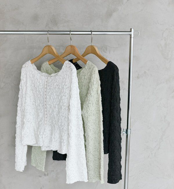  「シャーリングペプラム TOPS」|シャツ・ブラウス|