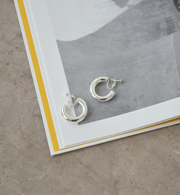  「【GALENA/ガレナ】ミニフープイヤリング」|リング|シルバー