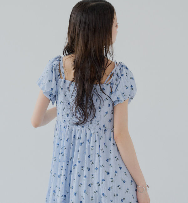  「2wayスリーブフラワーロングワンピース」|ワンピース|