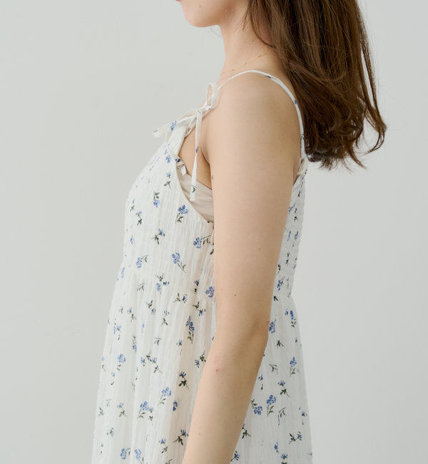  「2wayスリーブフラワーロングワンピース」|ワンピース|