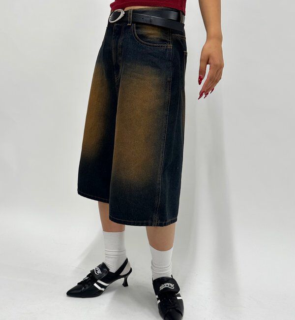  「PSYENCE FICTIONハーフデニム」|デニム|