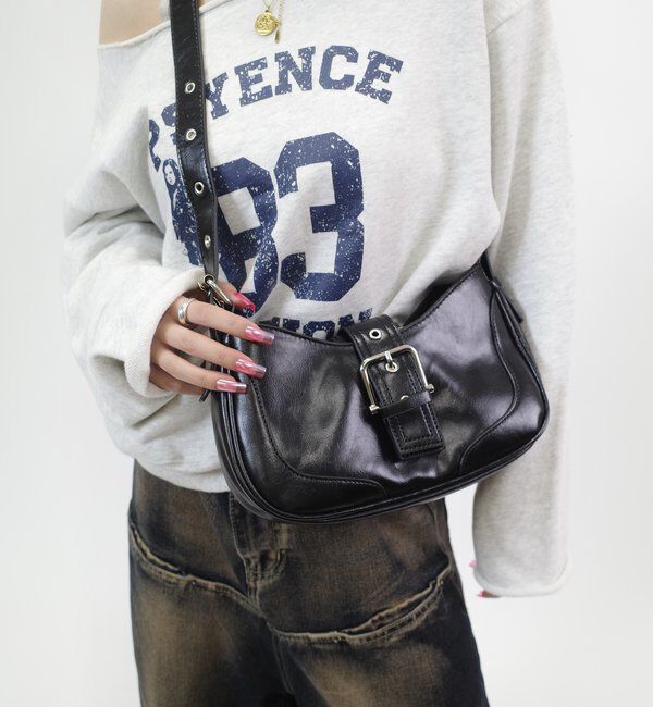  「バックルショルダーバッグ」|トートバッグ|