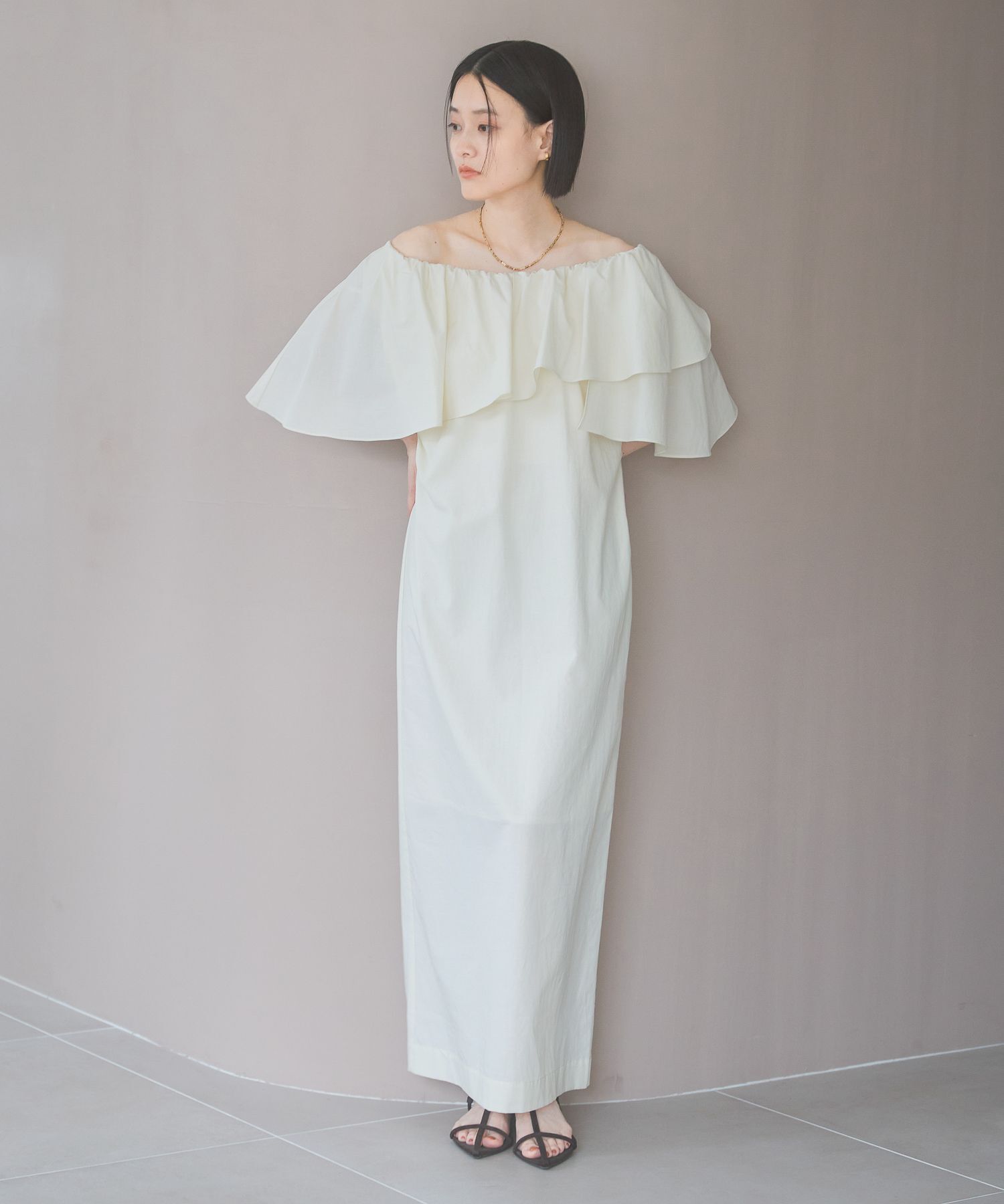 A part by 「アシメフリルマルチワンピース」|ワンピース|