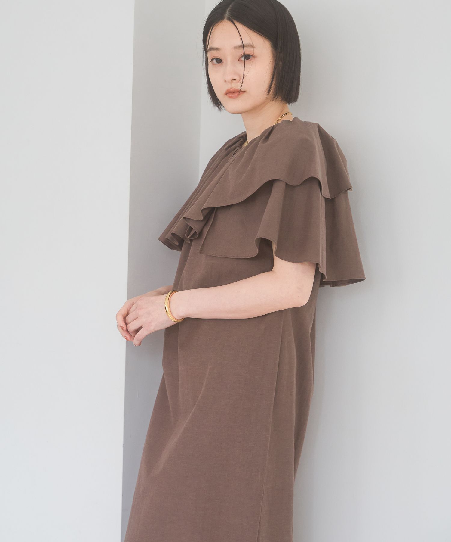 A part by 「アシメフリルマルチワンピース」|ワンピース|