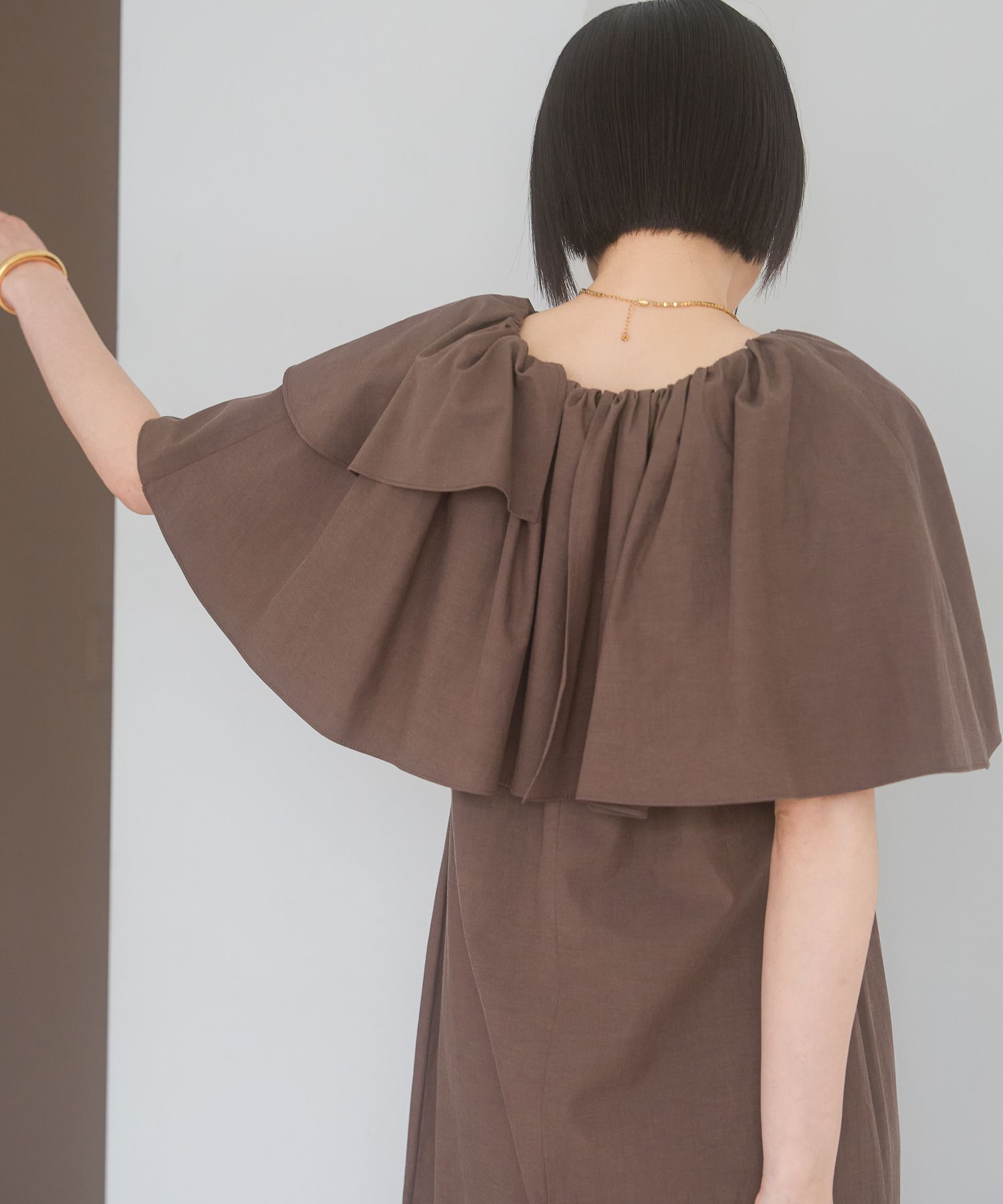 A part by 「アシメフリルマルチワンピース」|ワンピース|