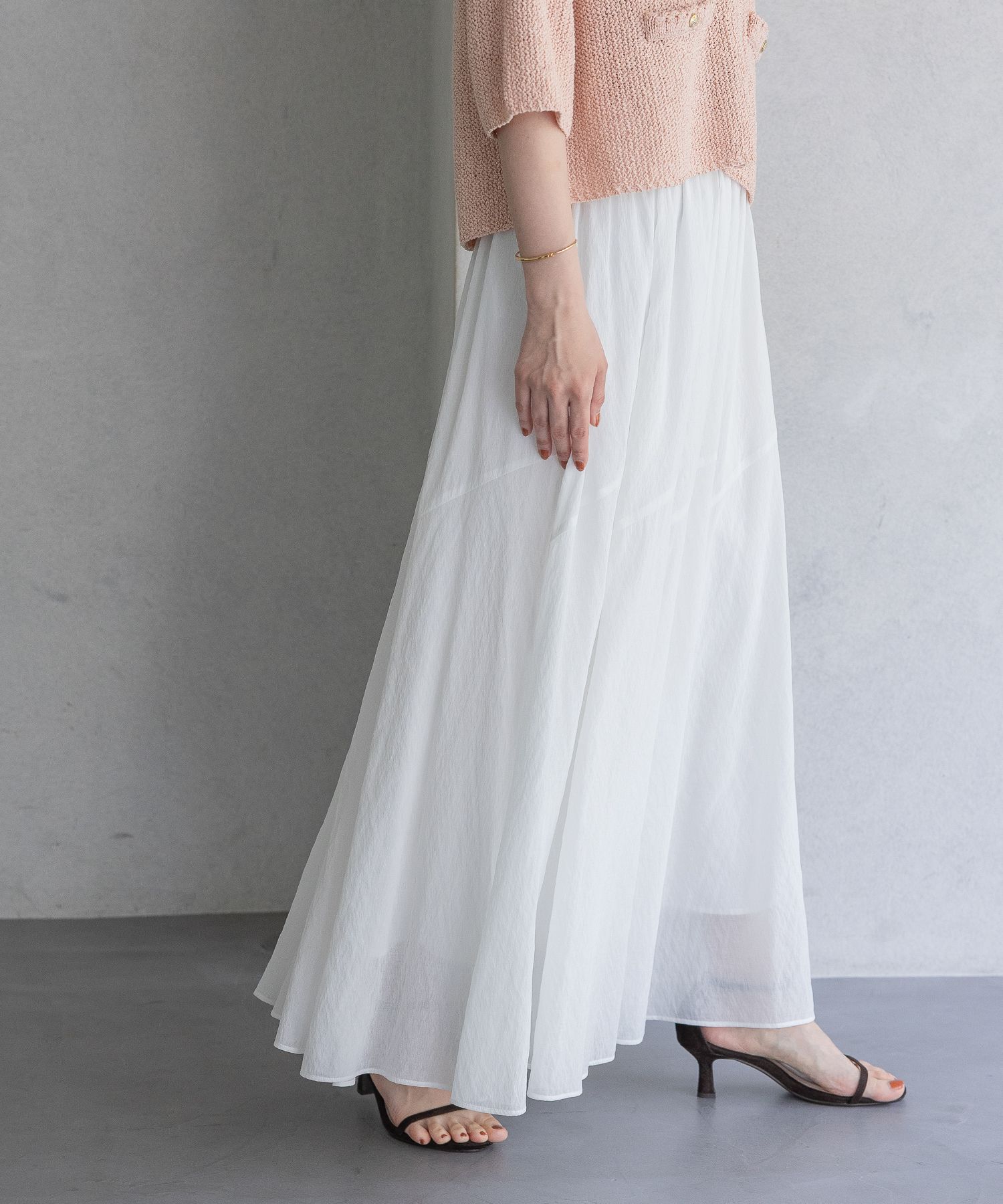 A part by 「キリカエフレアスカート」|スカート|オフホワイト